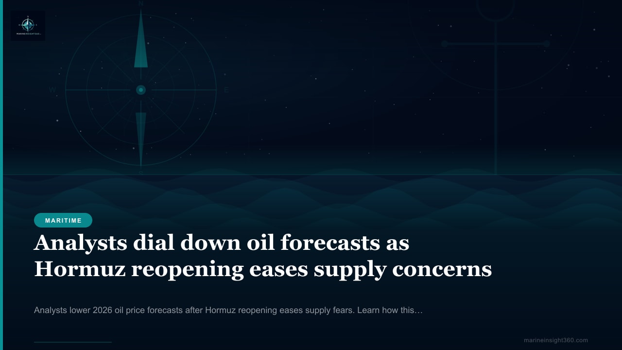 Analysts dial down oil forecasts as Hormuz reopening eases supply concerns