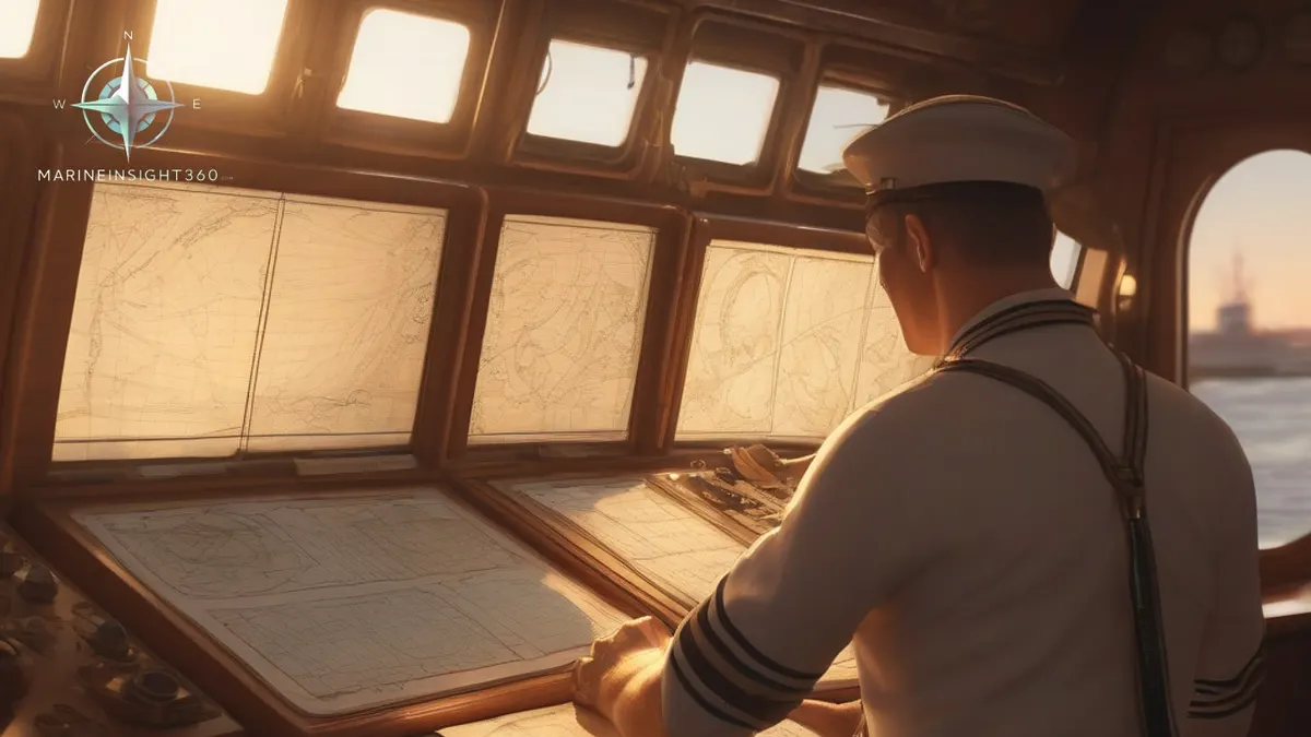 Dead Reckoning Navigation Technique (Maritime Position Calculation) At Sea