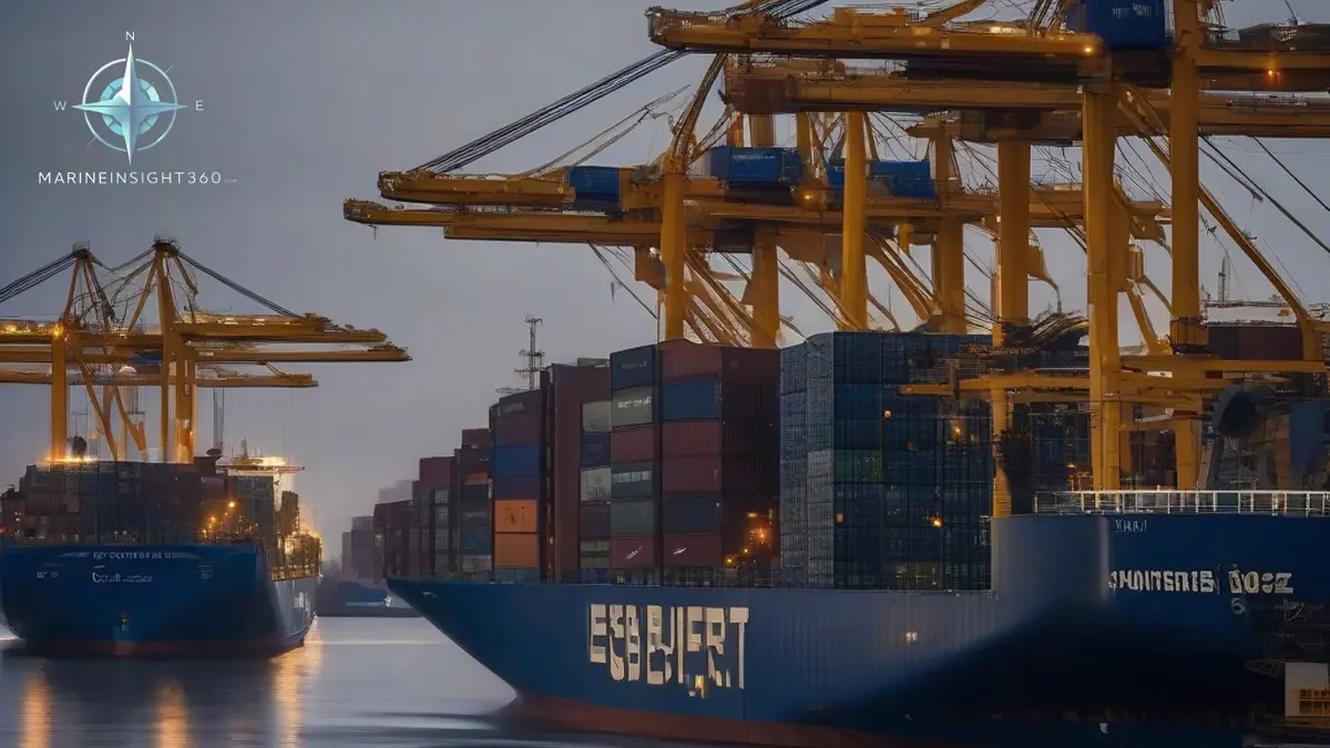 Deal between Danish NATO port and Chinese peer draws criticism illustrated with shipping security and route risk for Marine Insight 360 readers
