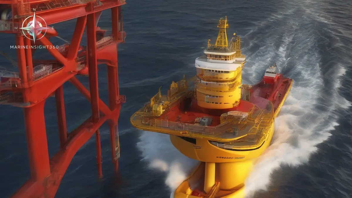 DOF vessel wins ‘very large contract’ in North America illustrated with ship engine-room equipment for Marine Insight 360 readers