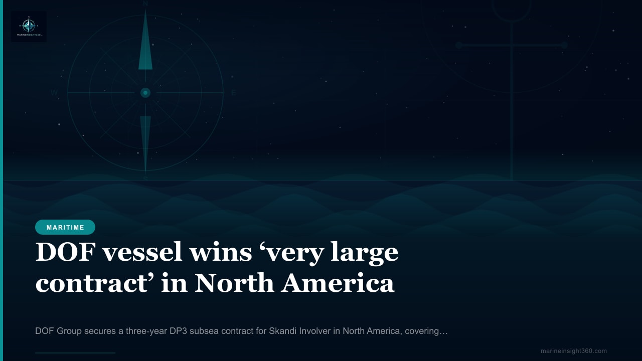 DOF vessel wins ‘very large contract’ in North America