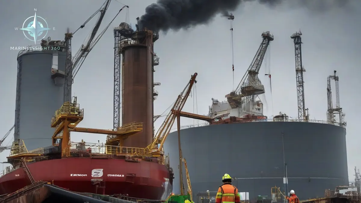 Explosion Kills One and Injures Others at Fuel Storage in Port of Rotterdam illustrated with merchant navy career planning for Marine Insight 360 readers