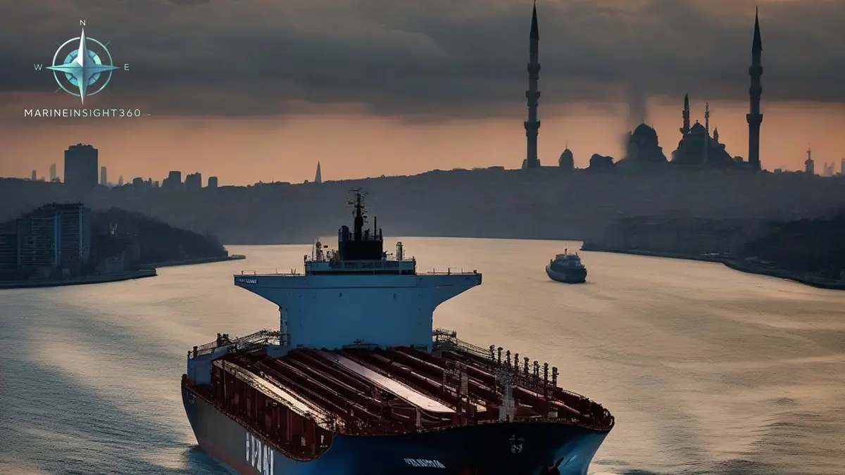 Greek tanker owners bank more than $4bn from shipping Russian oil illustrated with ports, cargo and shipping logistics for Marine Insight 360 readers