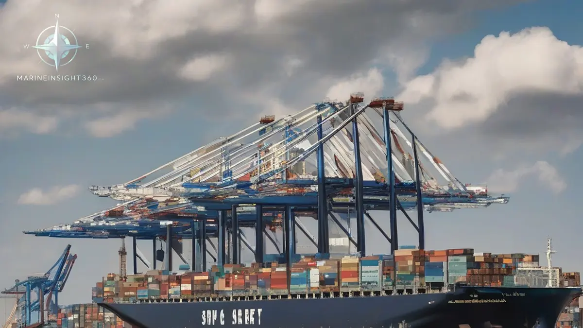 Largest Ship Ever Built illustrated with merchant navy career planning for Marine Insight 360 readers