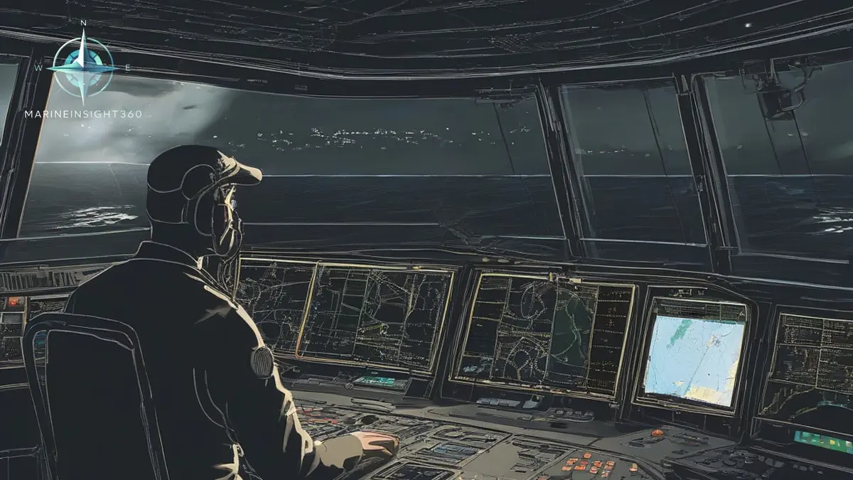 Maritime Cybersecurity in 2026: Why Every Ship and Port Must Prepare illustrated with ship engine-room equipment for Marine Insight 360 readers