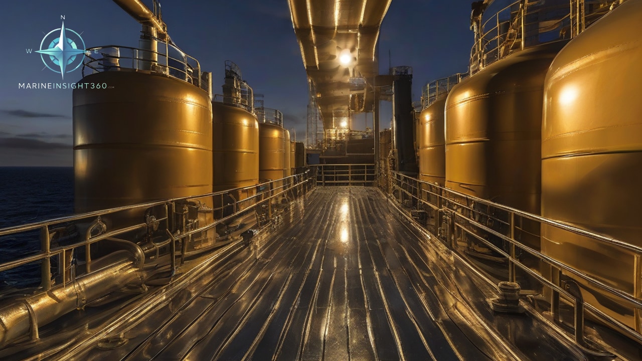 Shipboard Fuel, Diesel, &amp; Lubricant Oil Storage Tanks