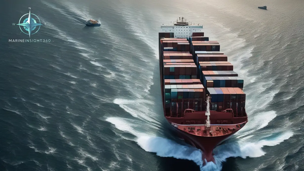 Strait of Hormuz traffic gradually accelerates, easing high shipping costs illustrated with shipping security and route risk for Marine Insight 360 readers