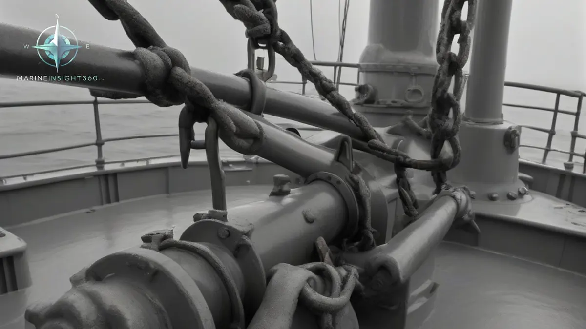 Understanding Windlasses illustrated with ship engine-room equipment for Marine Insight 360 readers