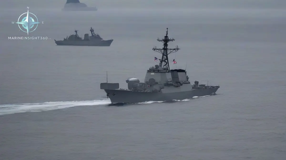 Escalating Tensions: US Navy's Maiden Taiwan Strait Transit of with China