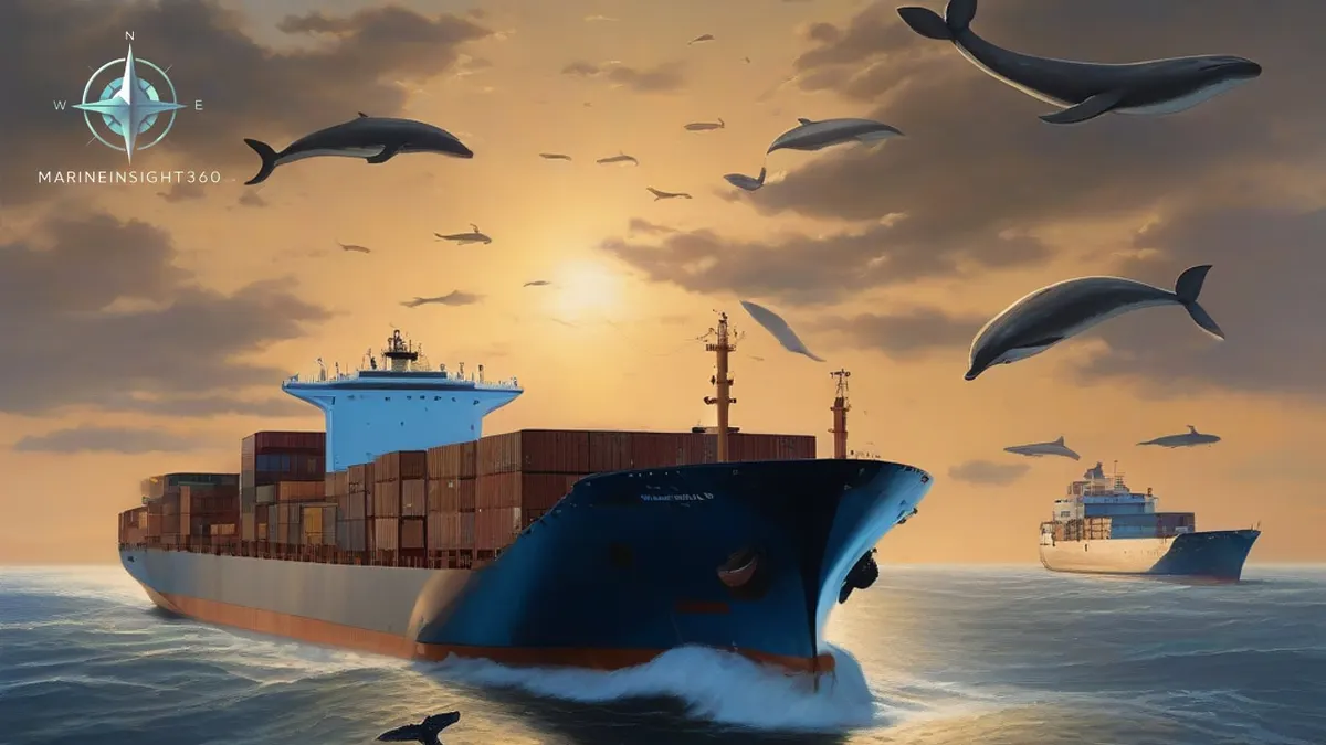 Whale Atlas: Safer Whale Navigation Worldwide illustrated with maritime compliance checks for Marine Insight 360 readers