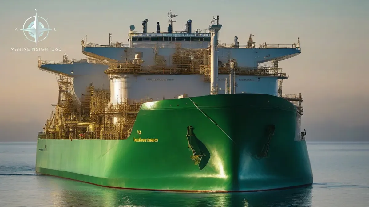 A ship hull coated with eco‑friendly paint, showing a smooth, clean surface