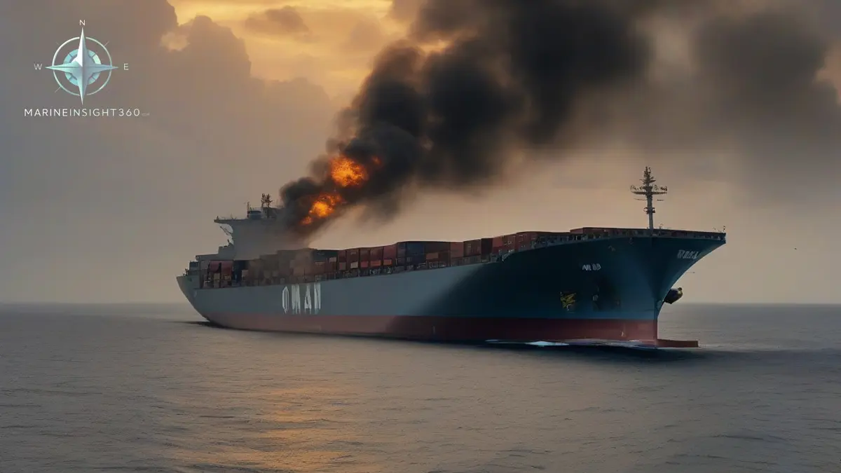 US Forces Strike Container Ship in Gulf of Oman